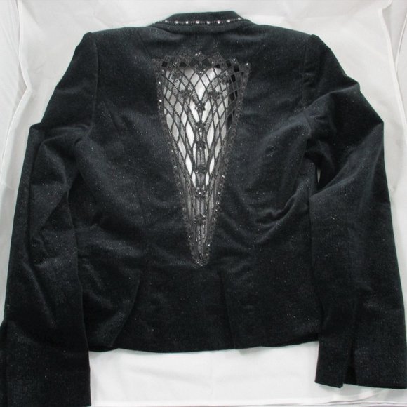 BISOU BISOU Black Lined Jacket - Small - Picture 11 of 15